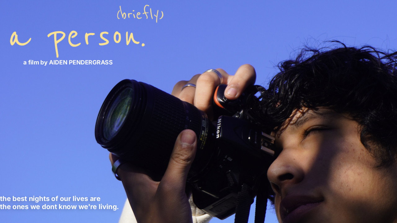 A Person. (Briefly)