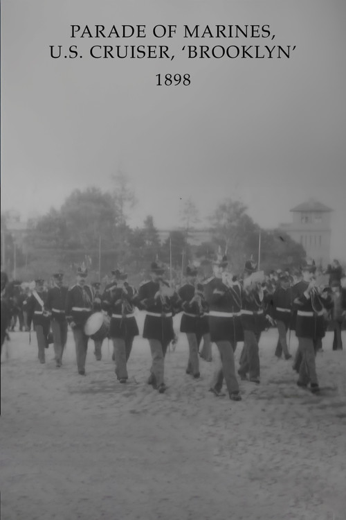 Parade of Marines, U.S. Cruiser, 'Brooklyn'